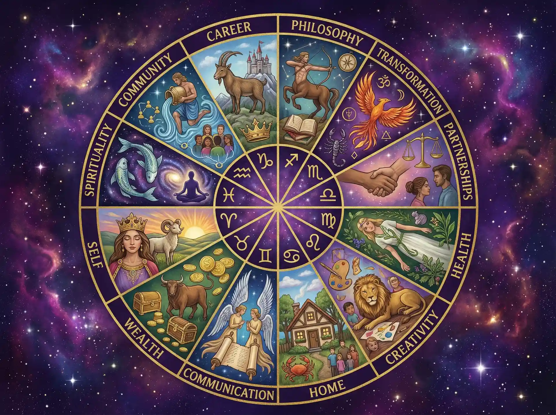 十二宫位解析 - 活矿干燥剂 | 占星学知识